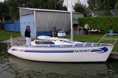 Chrzciny nowego jachtu "Morowy"