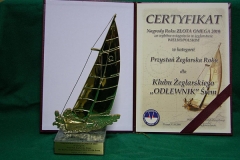 Złota Omega 2010 w kategorii PRZYSTAŃ ROKU