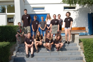 5 Drużyna Starszoharcerska ZHP im. Janusza Korczaka w Śremie.  Szkoła Podstawowa nr 1 im. Mikołaja Kopernika w Śremie, klasa IV